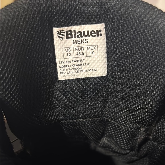 Blauer Men's Black Tactical Boots - Picture 5 of 7
